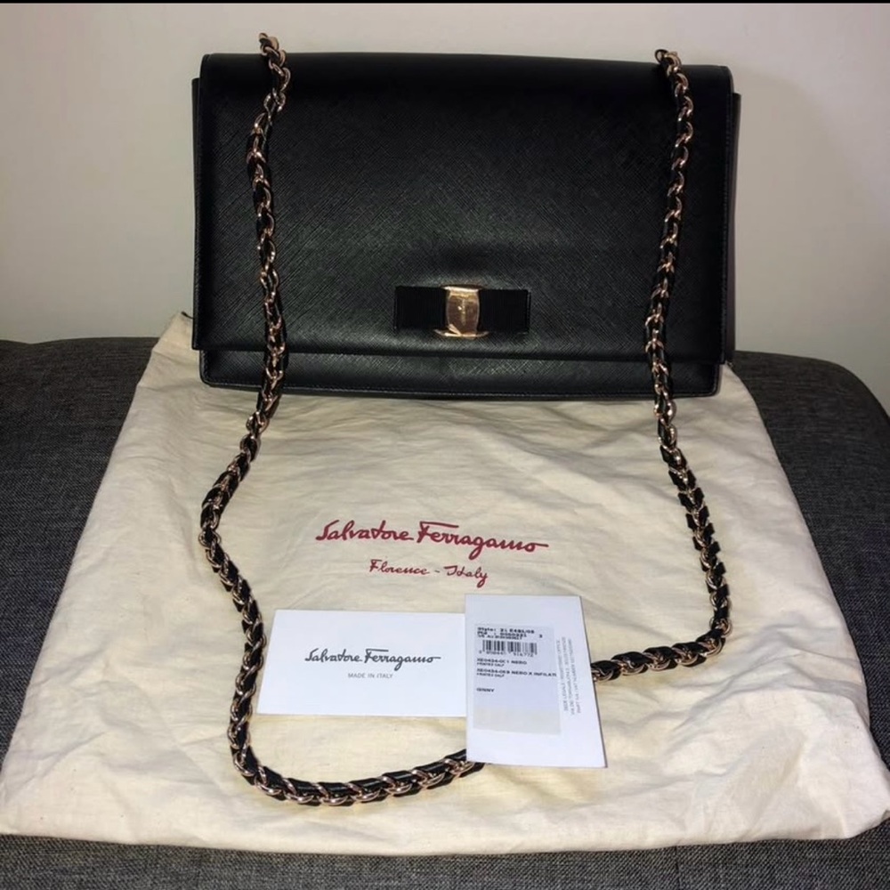 Salvatore Ferragamo large ginny vara bag